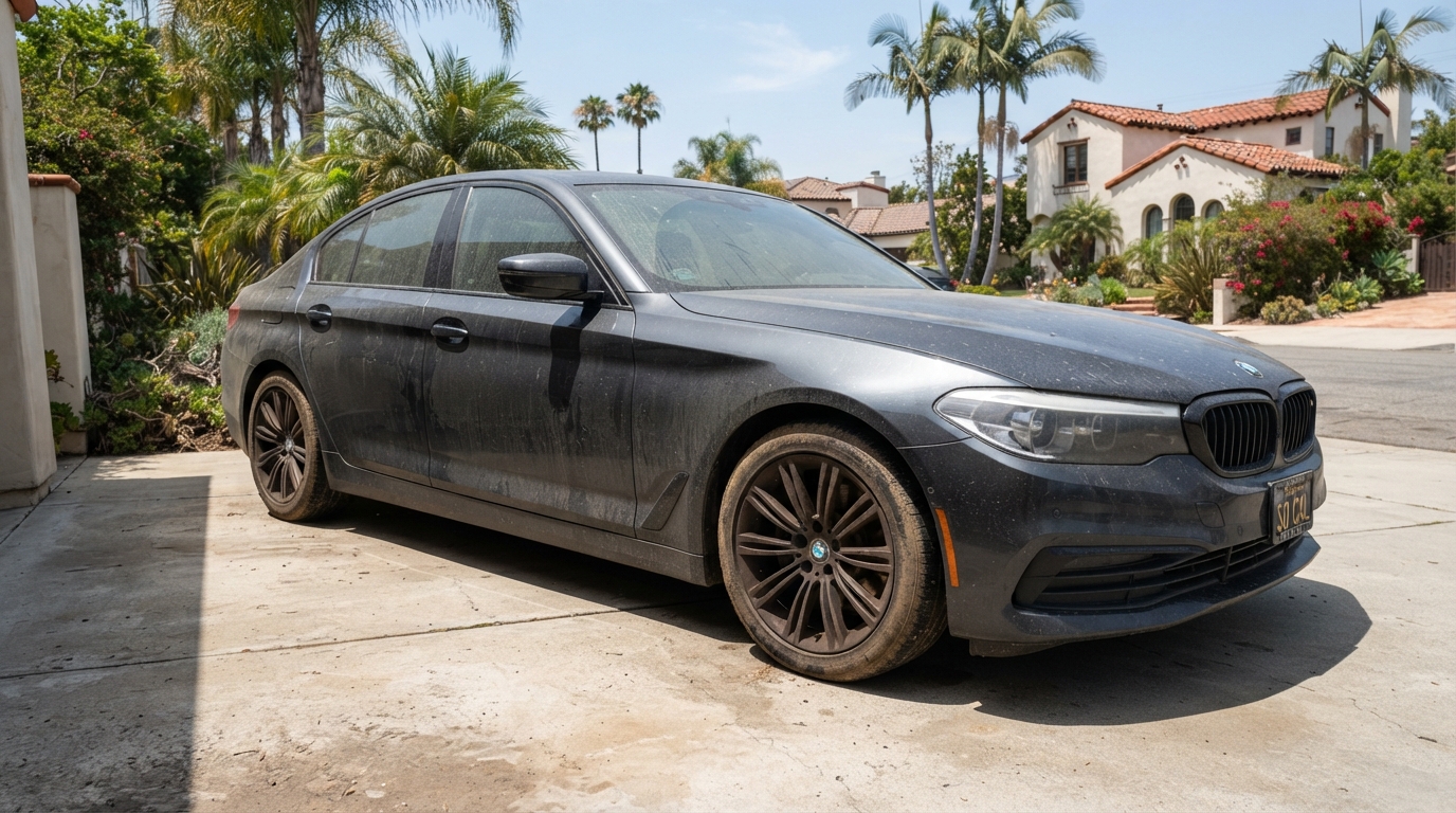 DUSS Auto Care before and after detailing comparison - Before