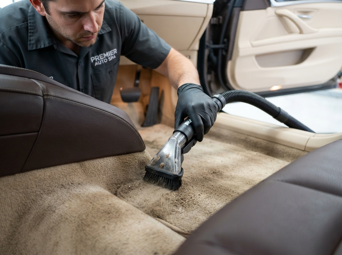Carpet & Track Vacuuming
