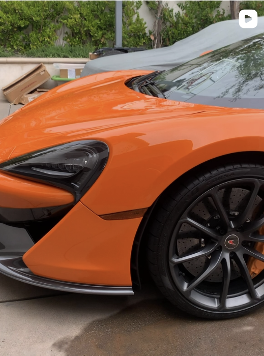 Orange McLaren High Gloss Detail