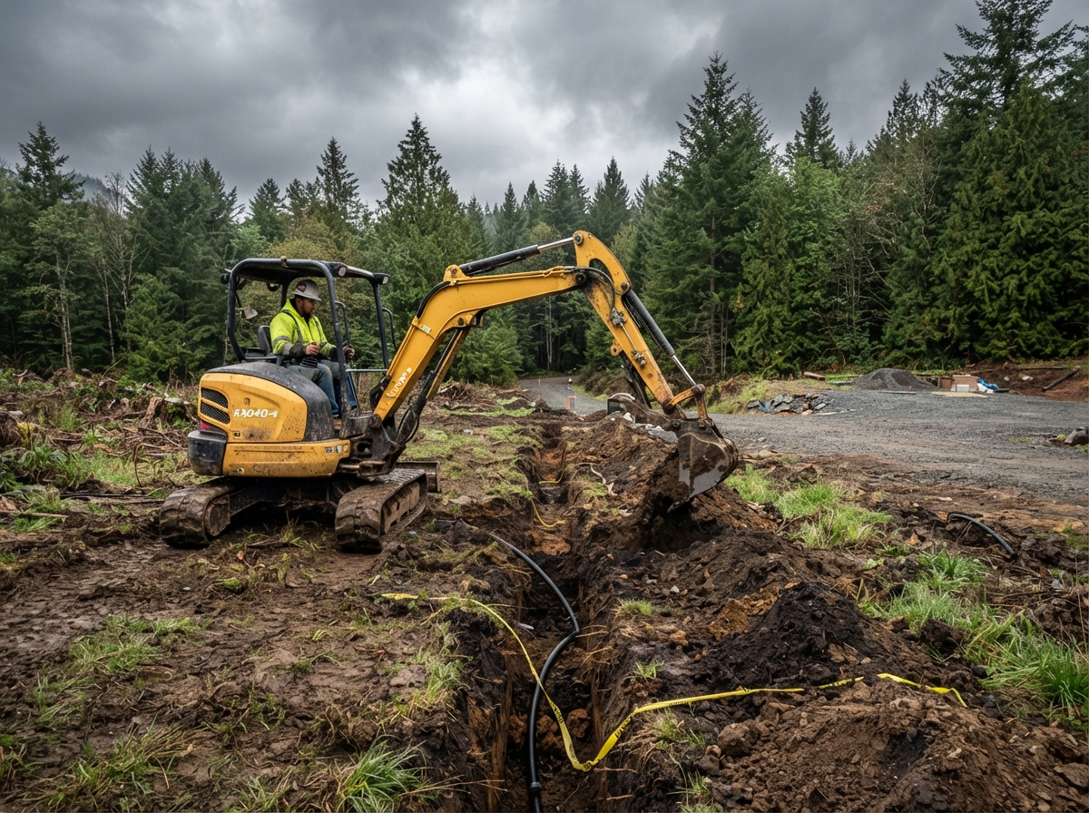 Small Excavation — Trinity Ranch Contracting, Brush Prairie WA