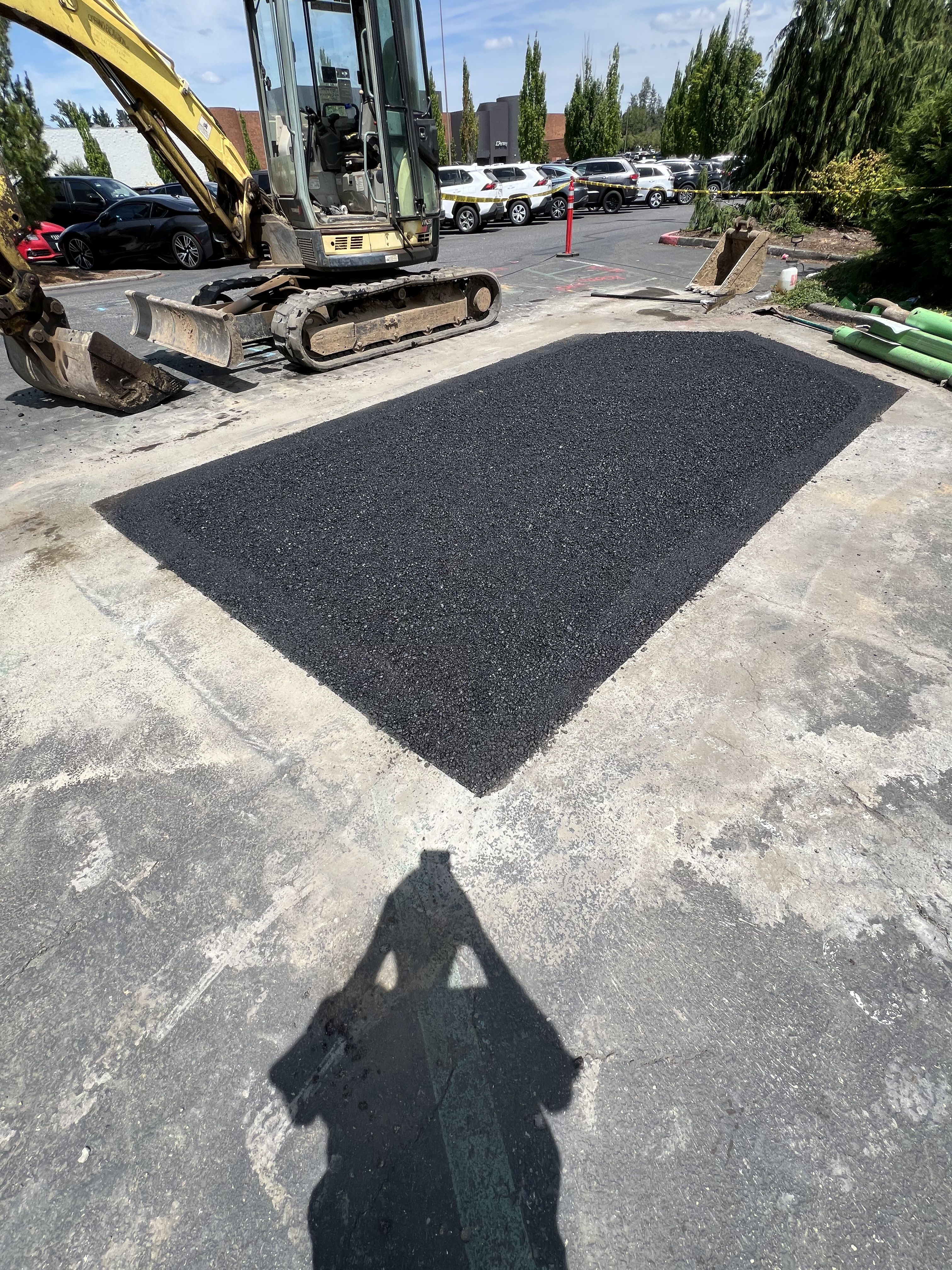 Excavation — Pavement repair & compacted asphalt finish — representative project image