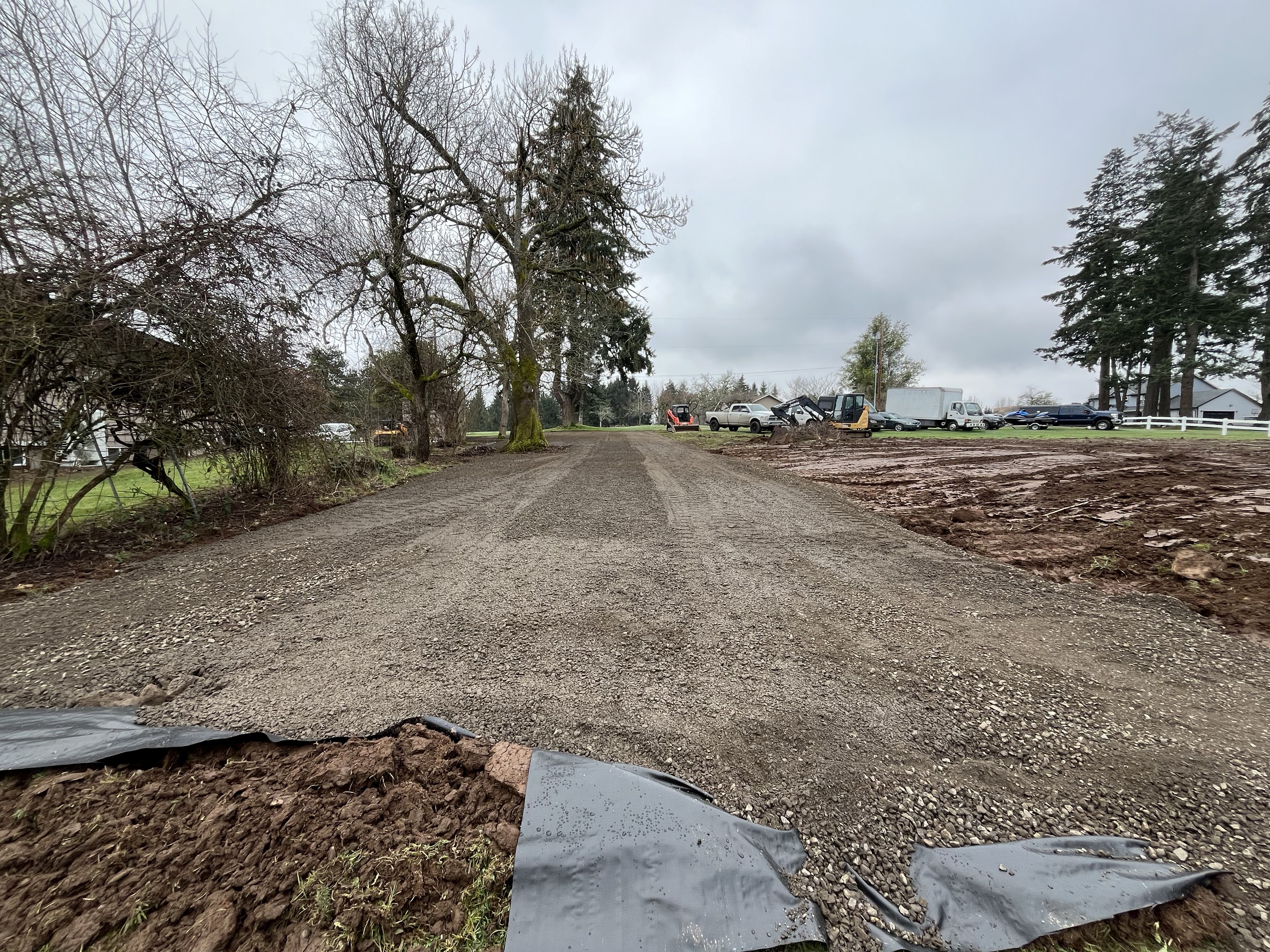 Excavation — Subgrade excavation with geotextile fabric installation — representative project image