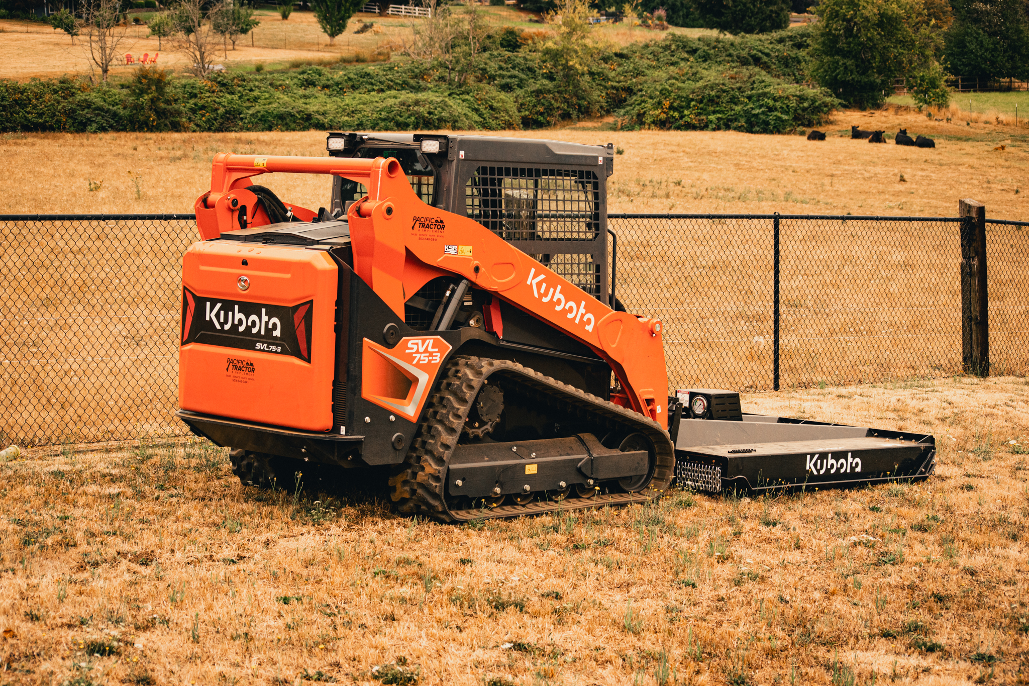 Land Clearing — Kubota SVL75-3 on site prep — representative project image