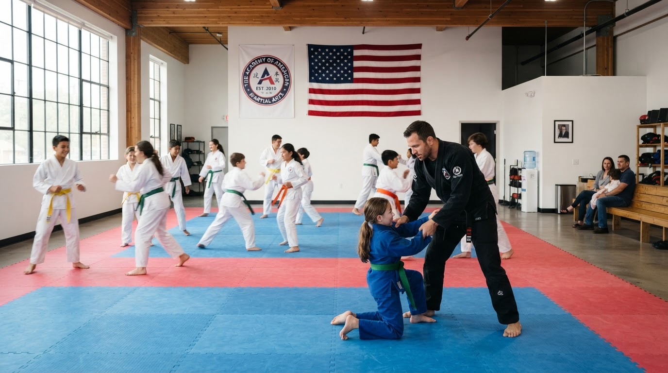 Inside Ju Dojo facility