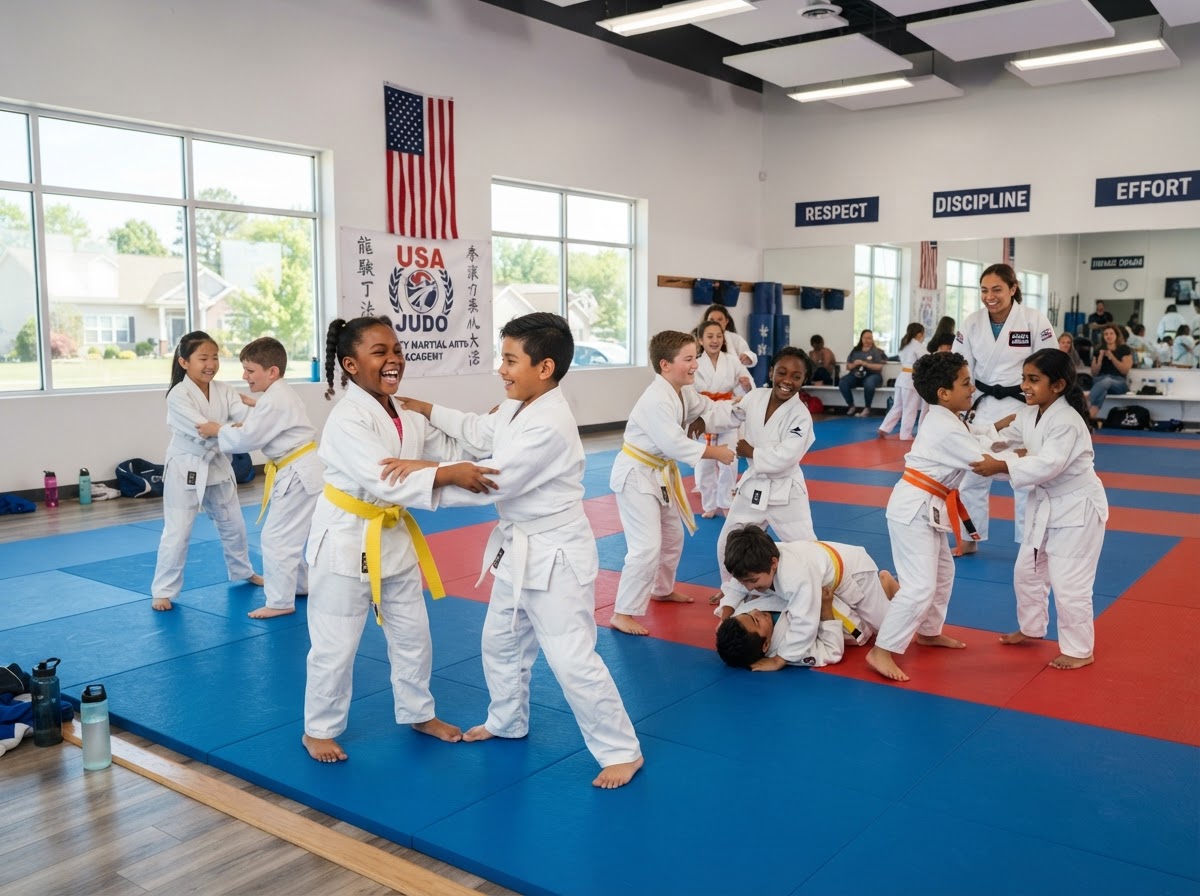 Judo Kids at Ju Dojo
