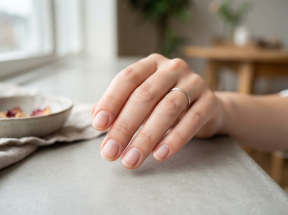Before Builder Gel Natural Nails