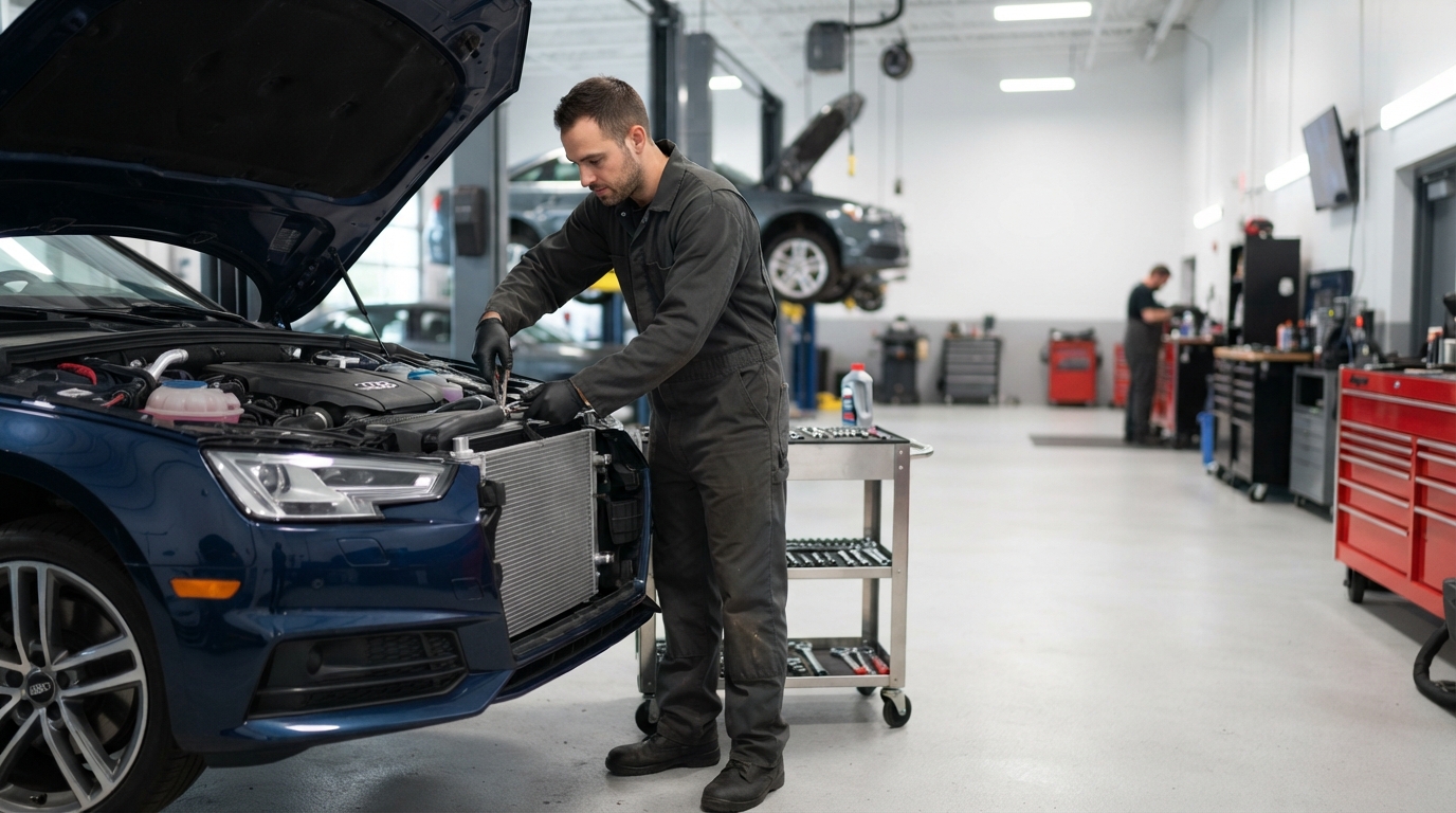 Radiator repair and cooling system maintenance