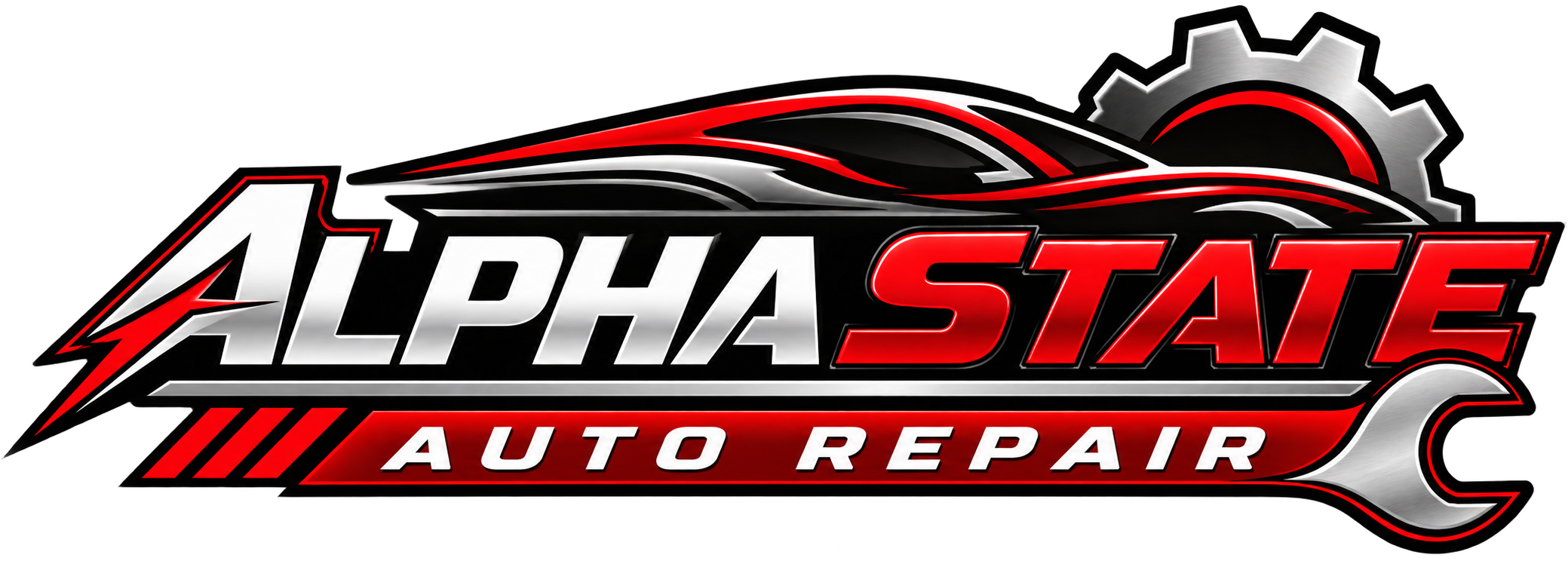 Alpha State Auto Repair Logo