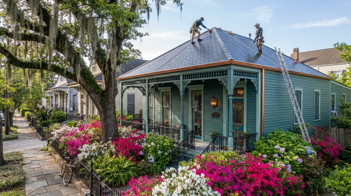 A Homeowner’s Guide to Spring Roof Maintenance in New Orleans