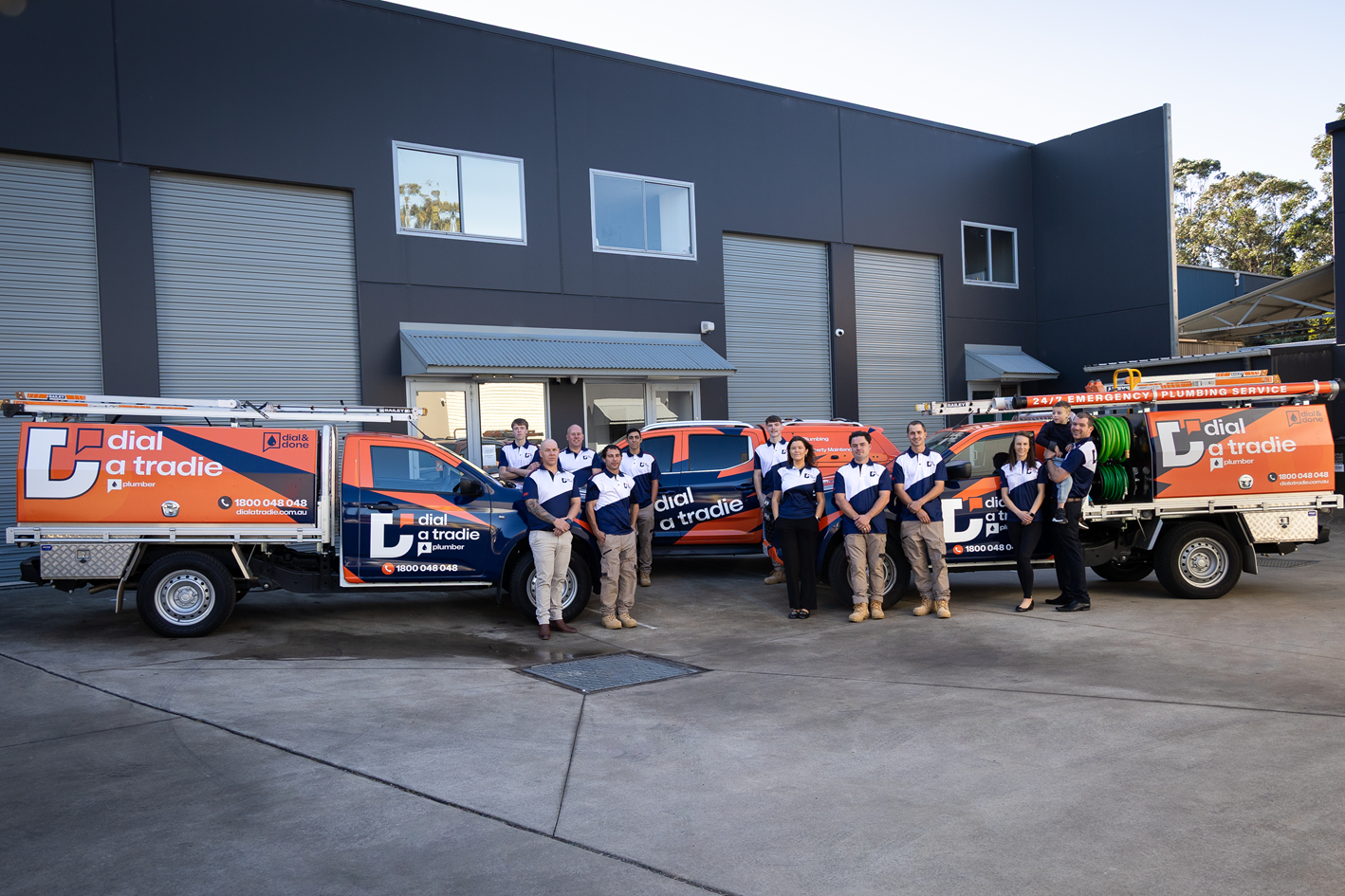 Coast Plumber van fleet servicing Central Coast NSW