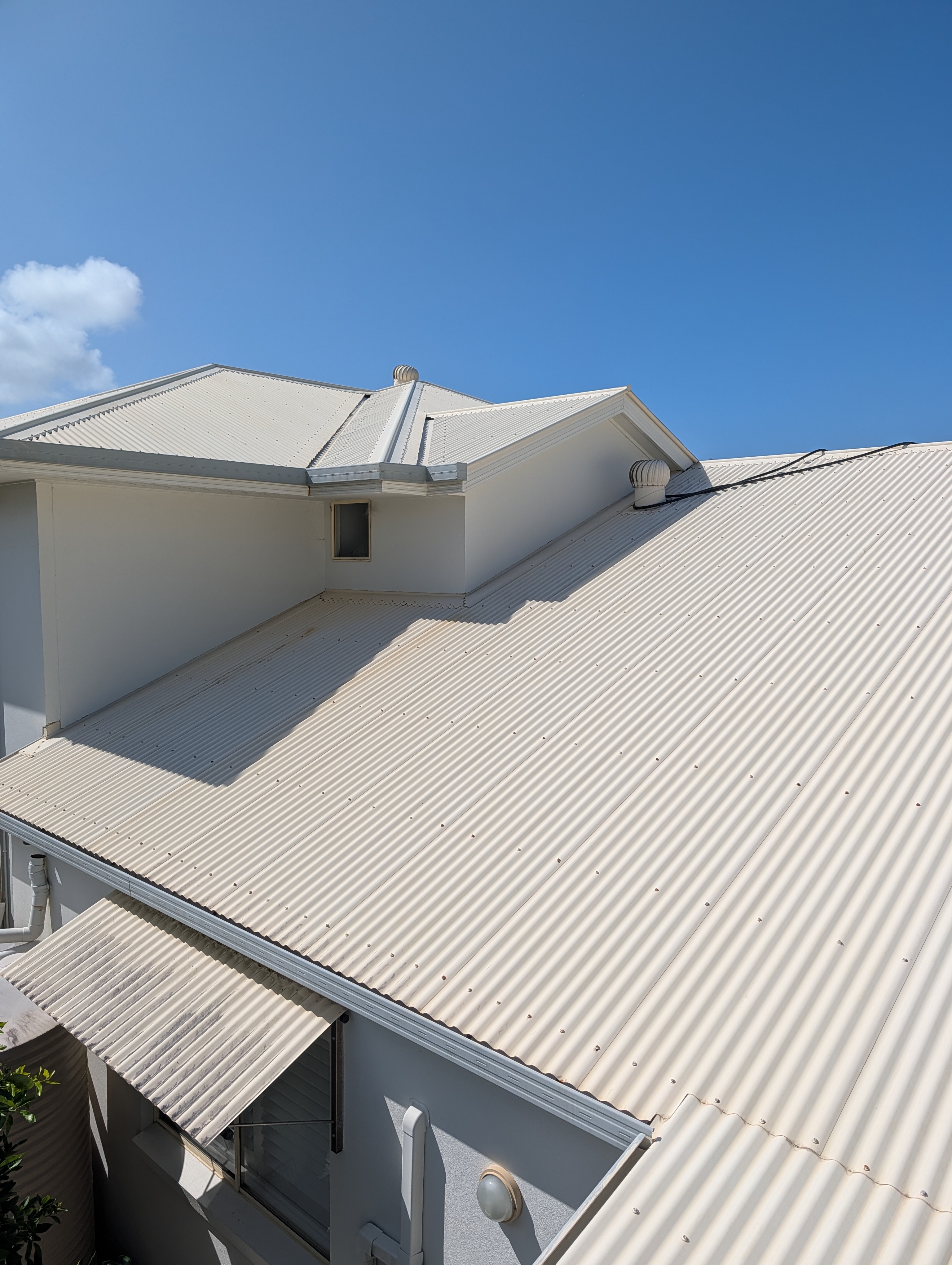 Roof & Awning Soft Wash — after ZOLB pressure washing