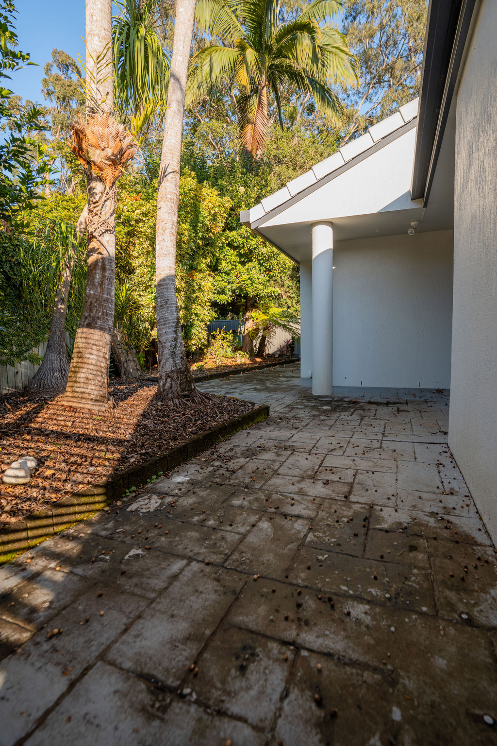 Driveways & Patios — before pressure washing