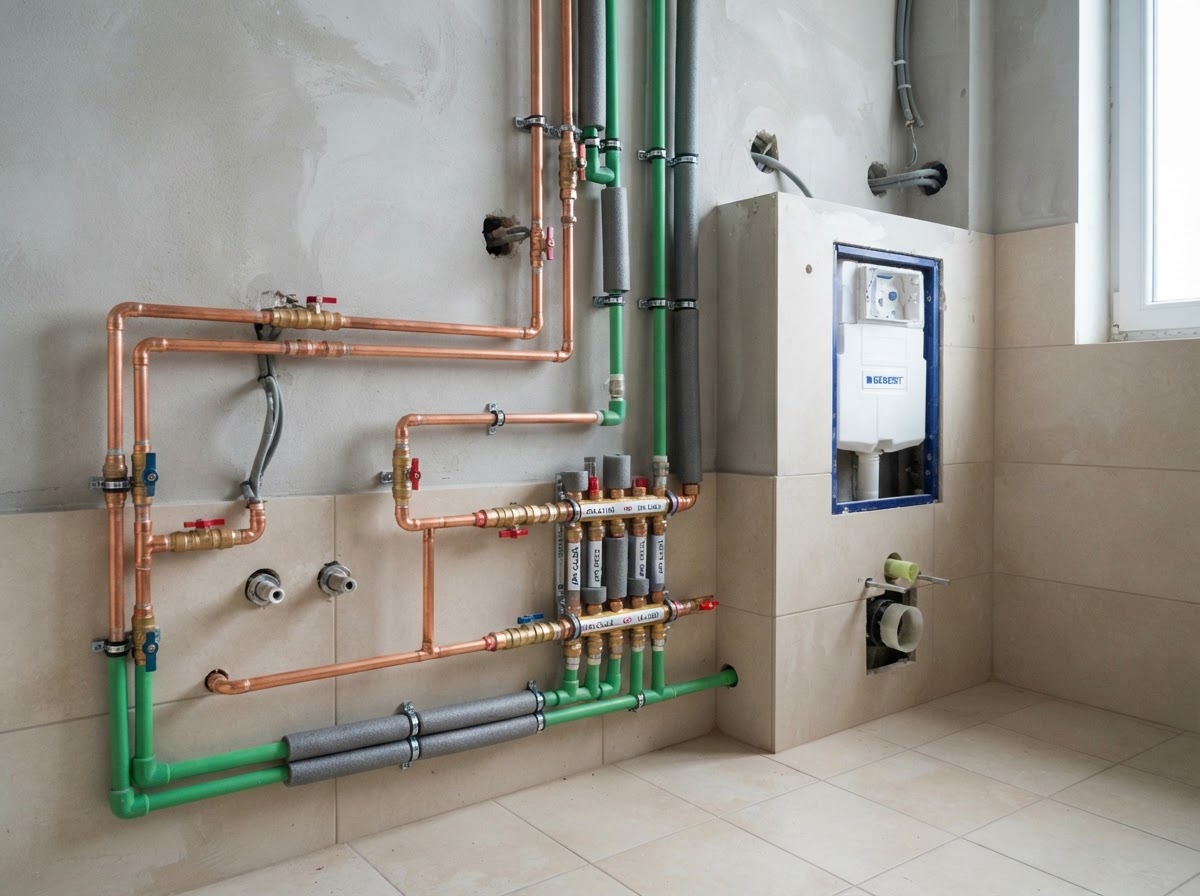 Instalații sanitare — lucrare profesională Gamaro Systems Instal