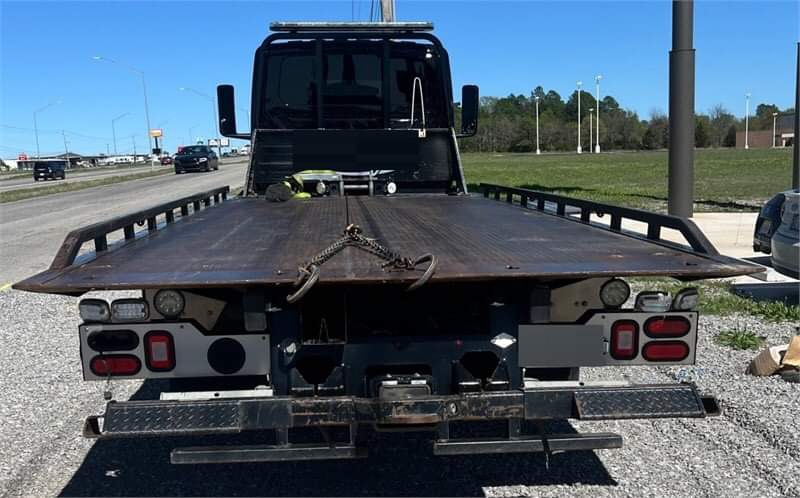 All About Towing flatbed on the Baltimore Beltway ready for dispatch