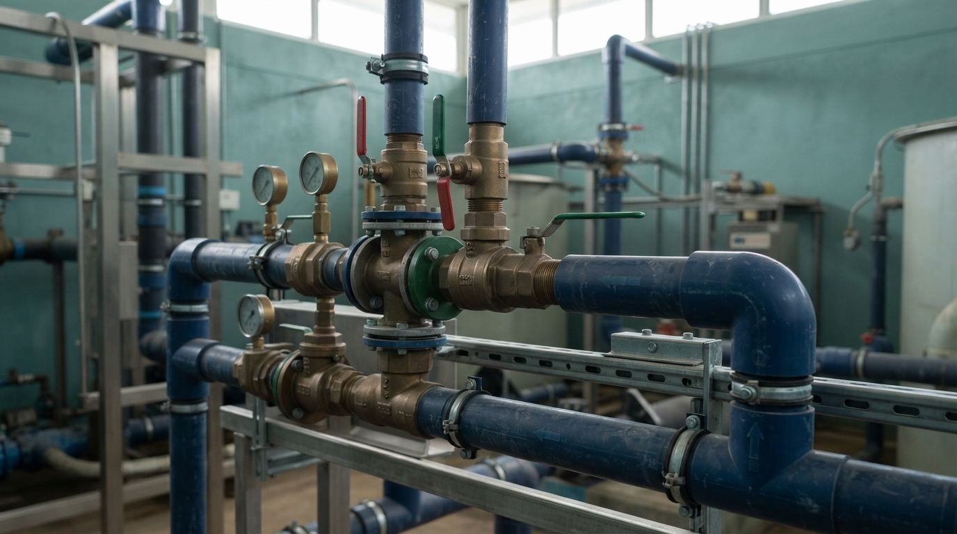 Plumbing pipe fittings and pipework installation Wexford