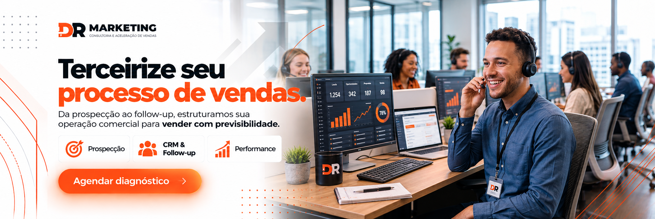 Terceirize seu processo de vendas — DR Marketing