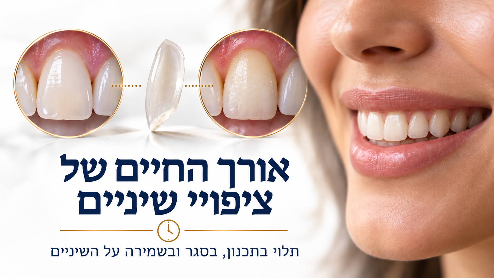 כמה זמן מחזיק ציפוי שיניים – אורך החיים של ציפויי חרסינה תלוי בתכנון, בסגר ובשמירה על השיניים