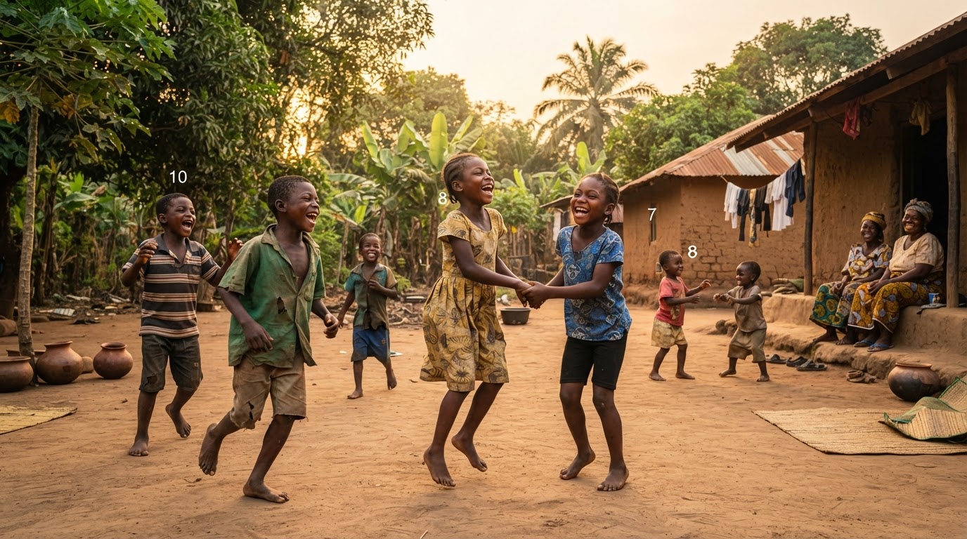 Children at the Give A Chance home in Bo City
