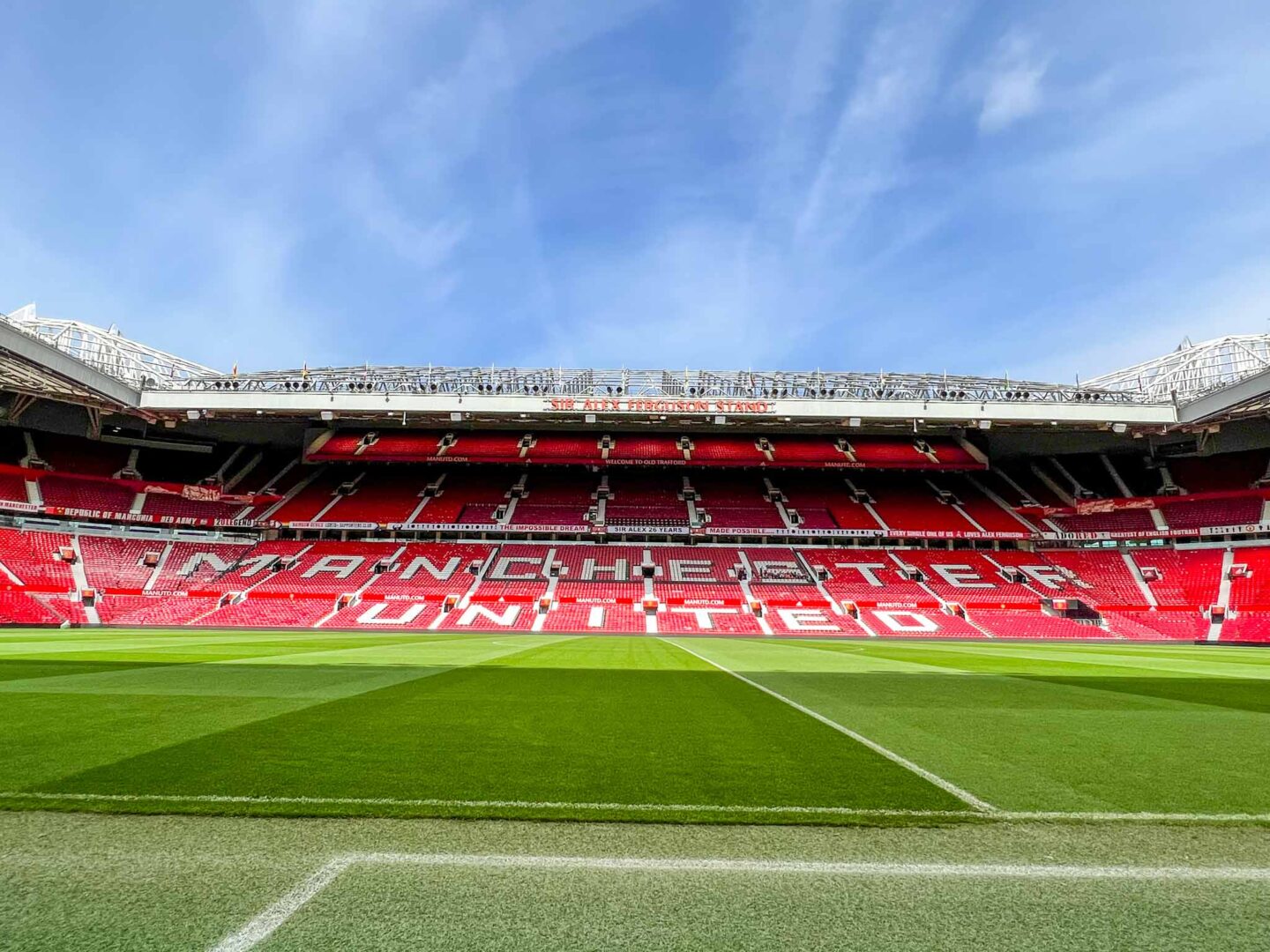 Old Trafford stadium — Manchester United's home ground, iconic Premier League venue