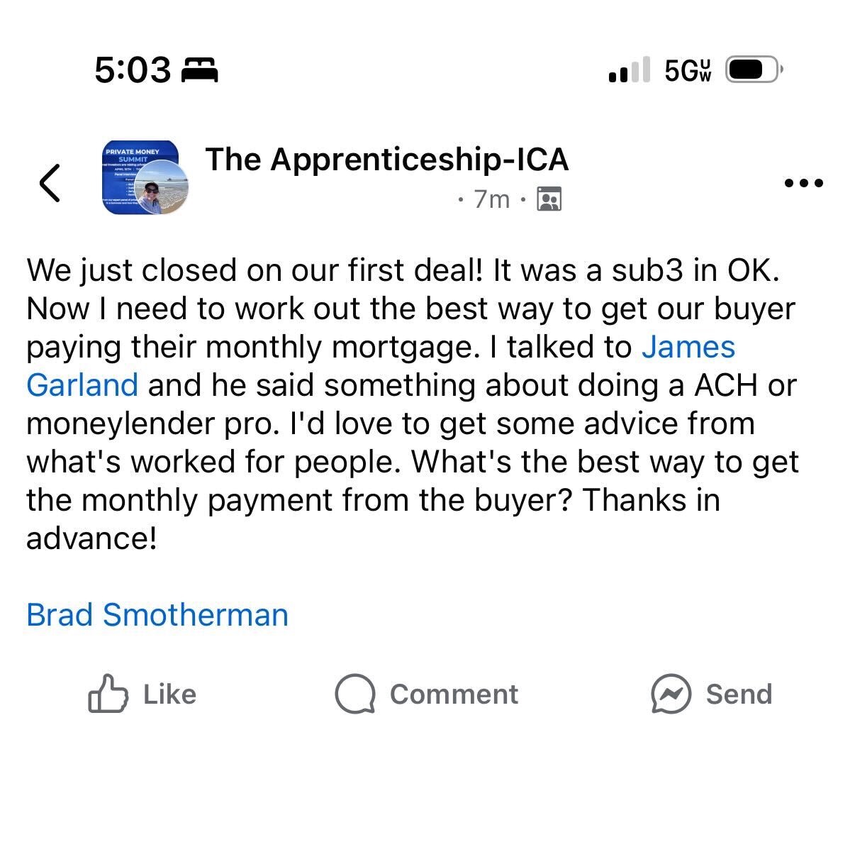 Member post: closed first deal, a sub3 in Oklahoma