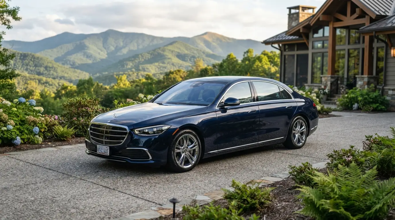 Freshly detailed luxury vehicle after professional mobile detailing service