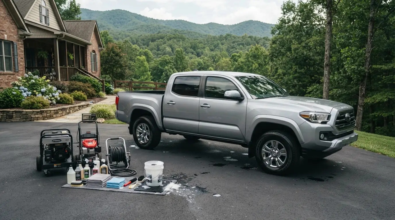 Professional mobile detailing service in Candler, NC