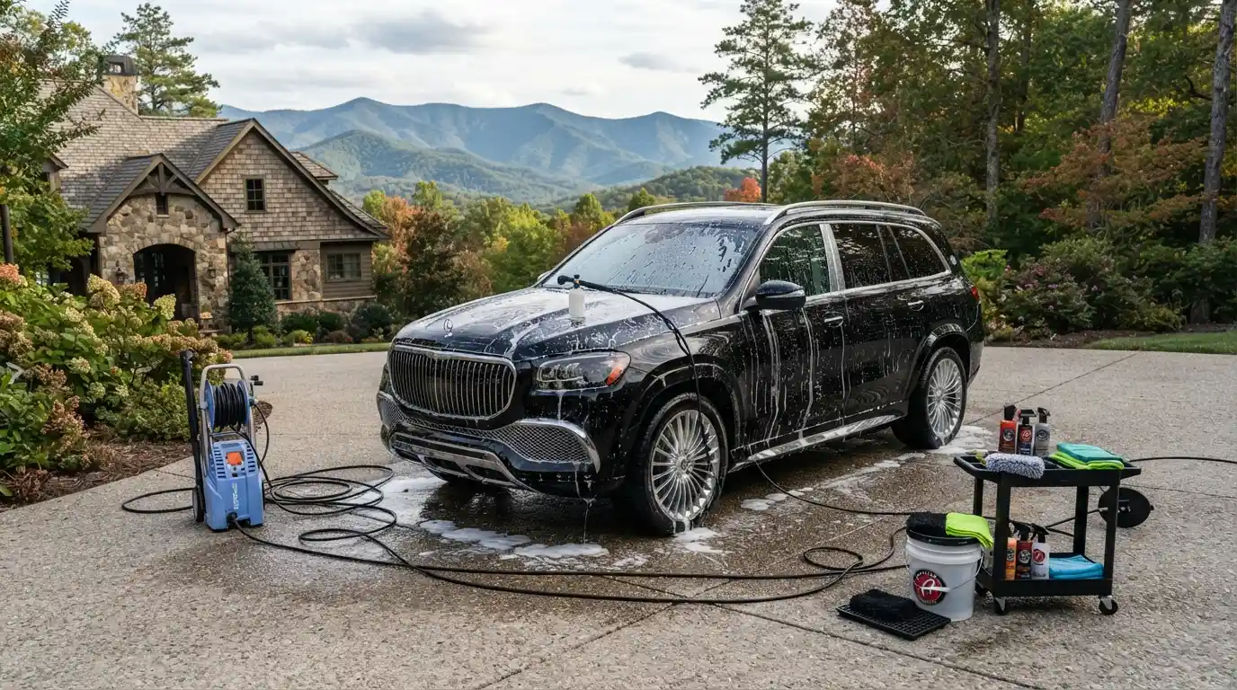 Professional mobile detailing service in Hendersonville, NC