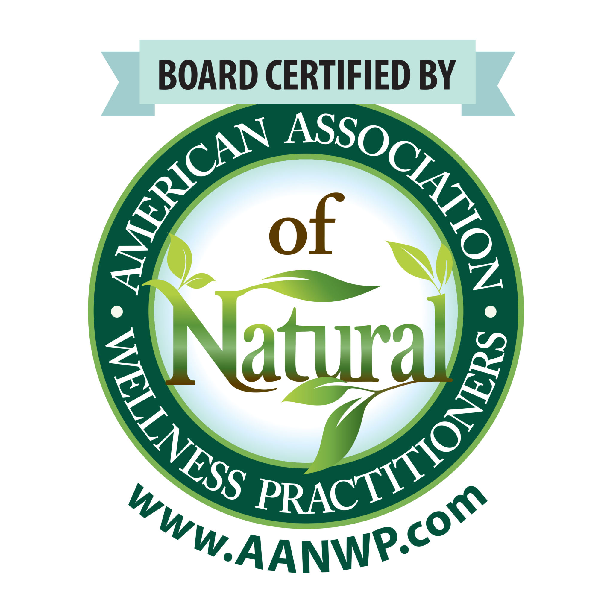 Board Certified Holistic Health Practitioner — American Association of Natural Wellness Practitioners (AANWP) certification seal