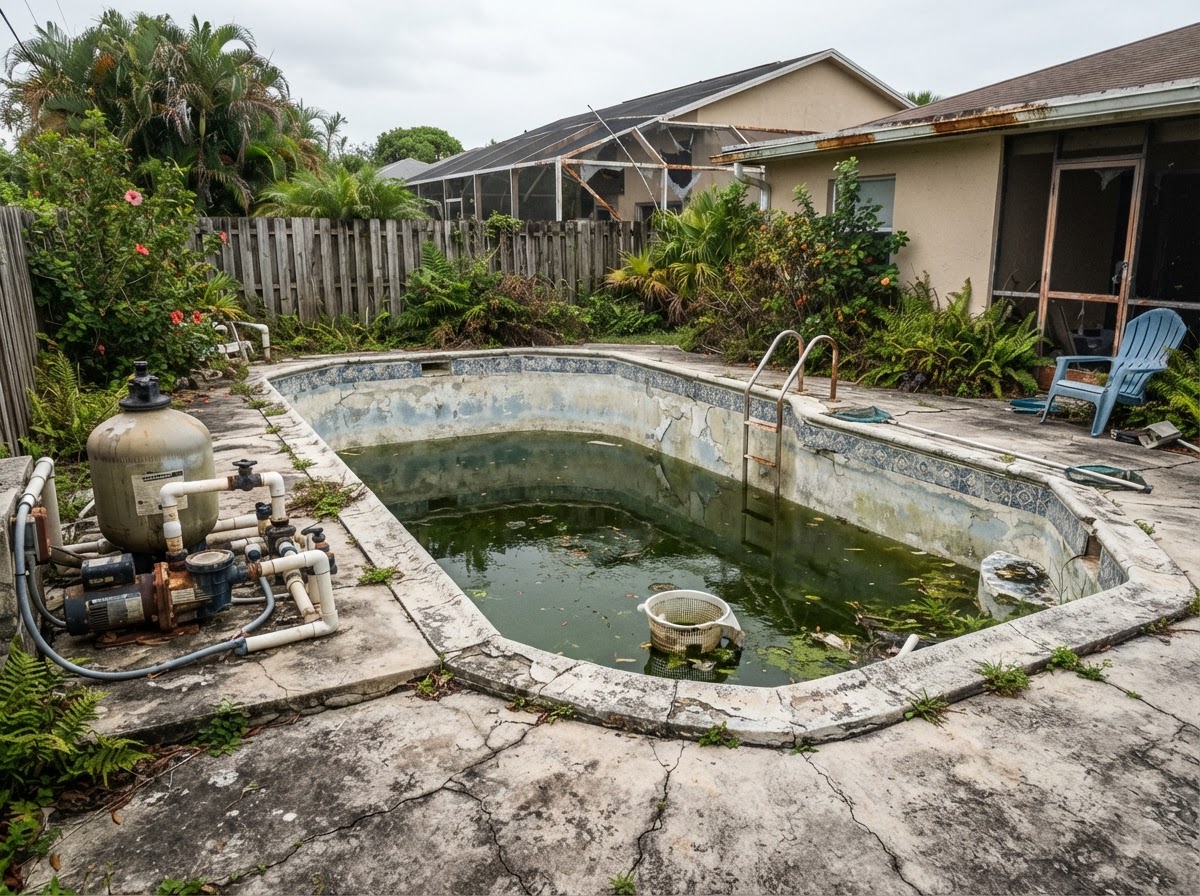 Before Pool Remodel