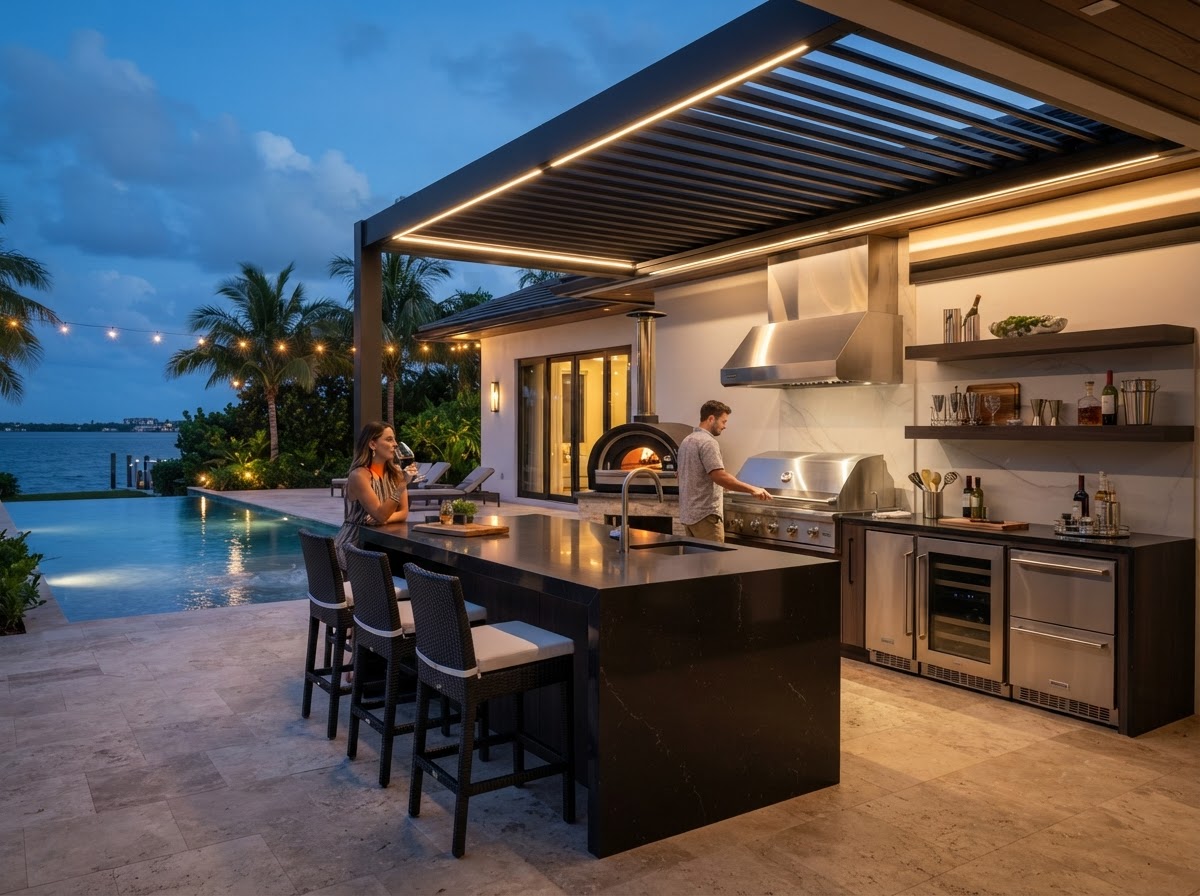 Gourmet Outdoor Kitchens