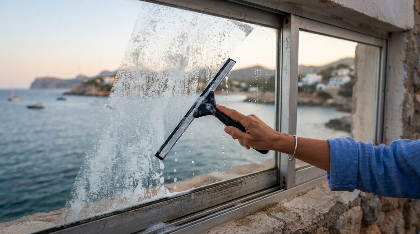 Salitre en las ventanas: cómo quitarlo sin rayar el cristal