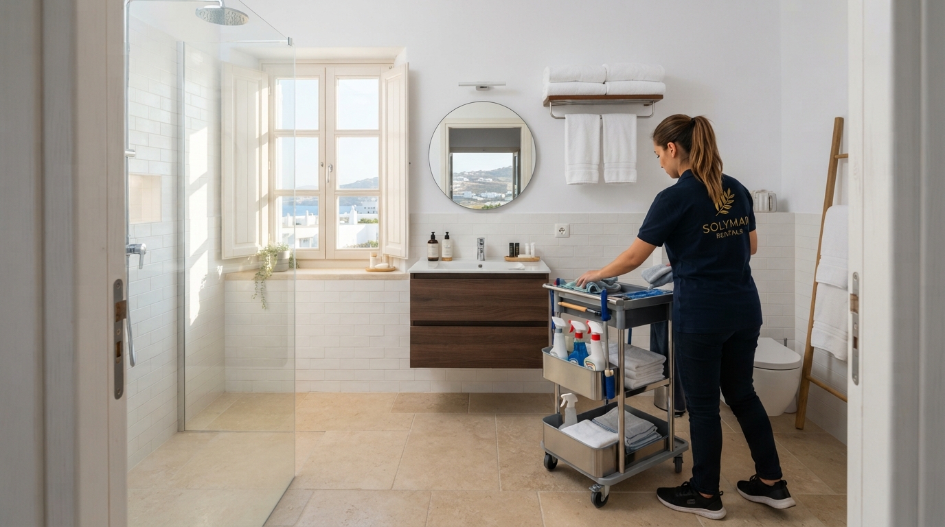 El baño entre huéspedes: checklist de rotación en 45 minutos