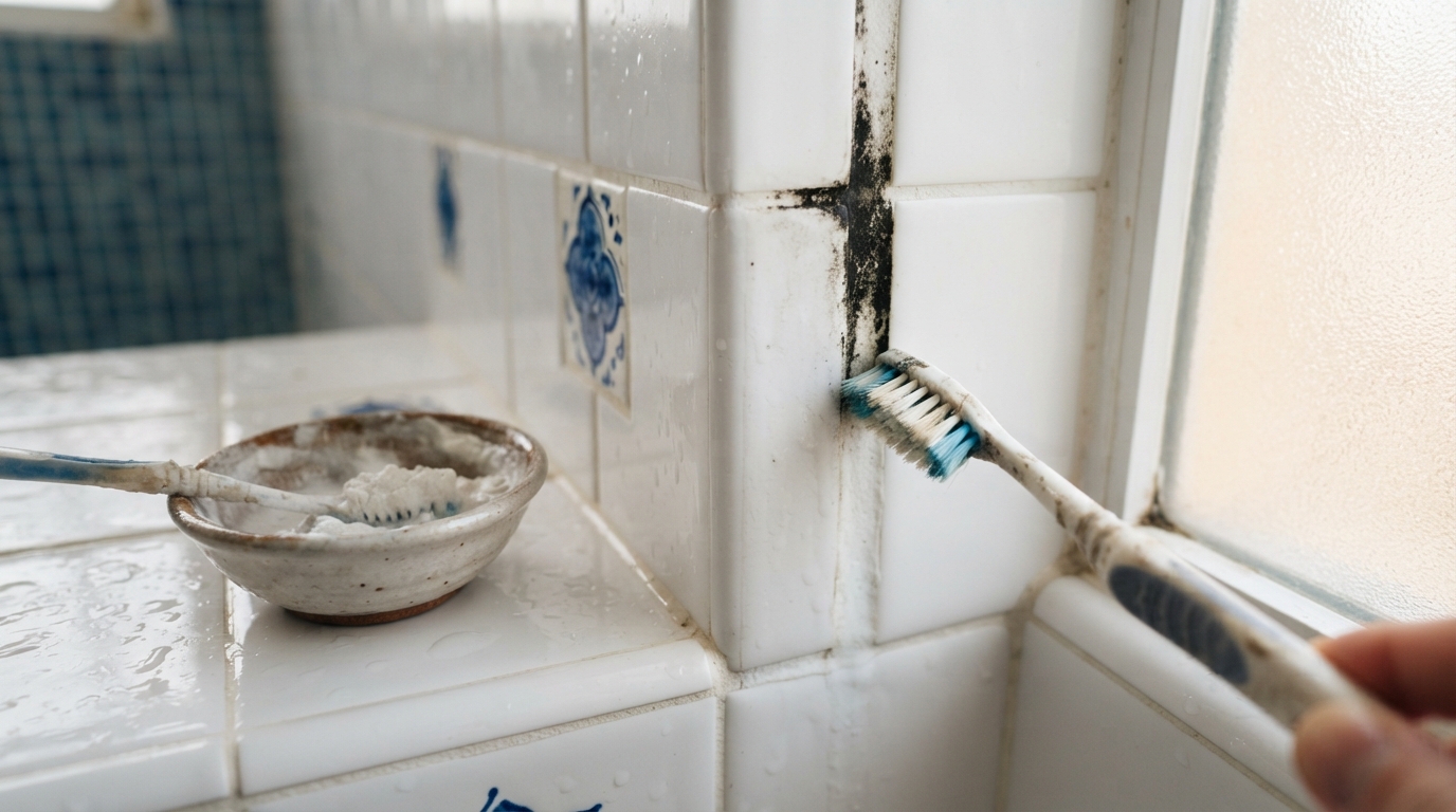 Cómo limpiar las juntas de los azulejos del baño sin dañar el esmalte