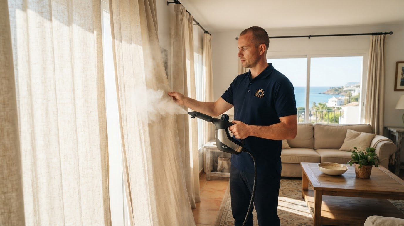 Cómo limpiar cortinas de tela con vapor sin que encojan ni pierdan caída