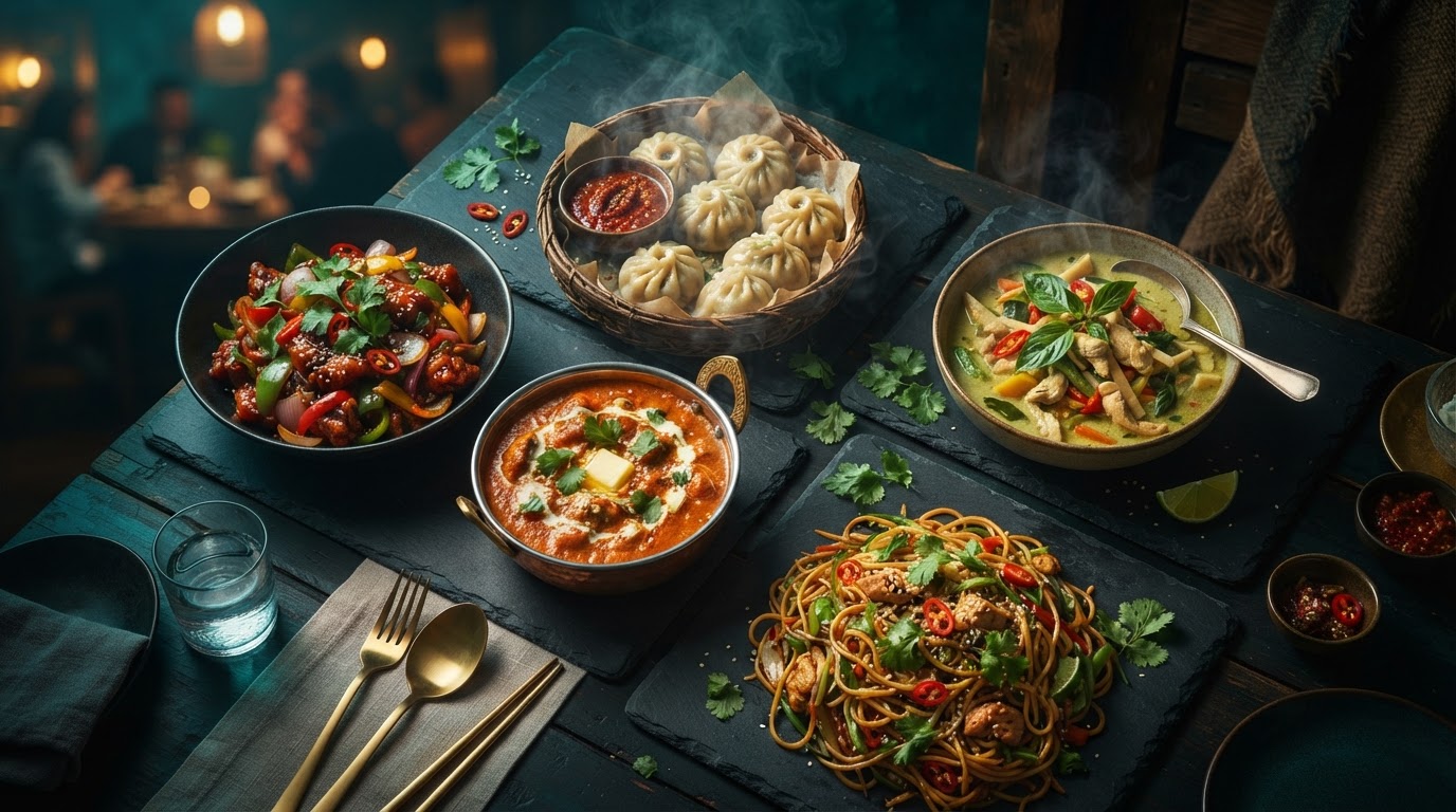 Royal Garden Oakville Hakka Chinese, Thai & Indian food served at the restaurant