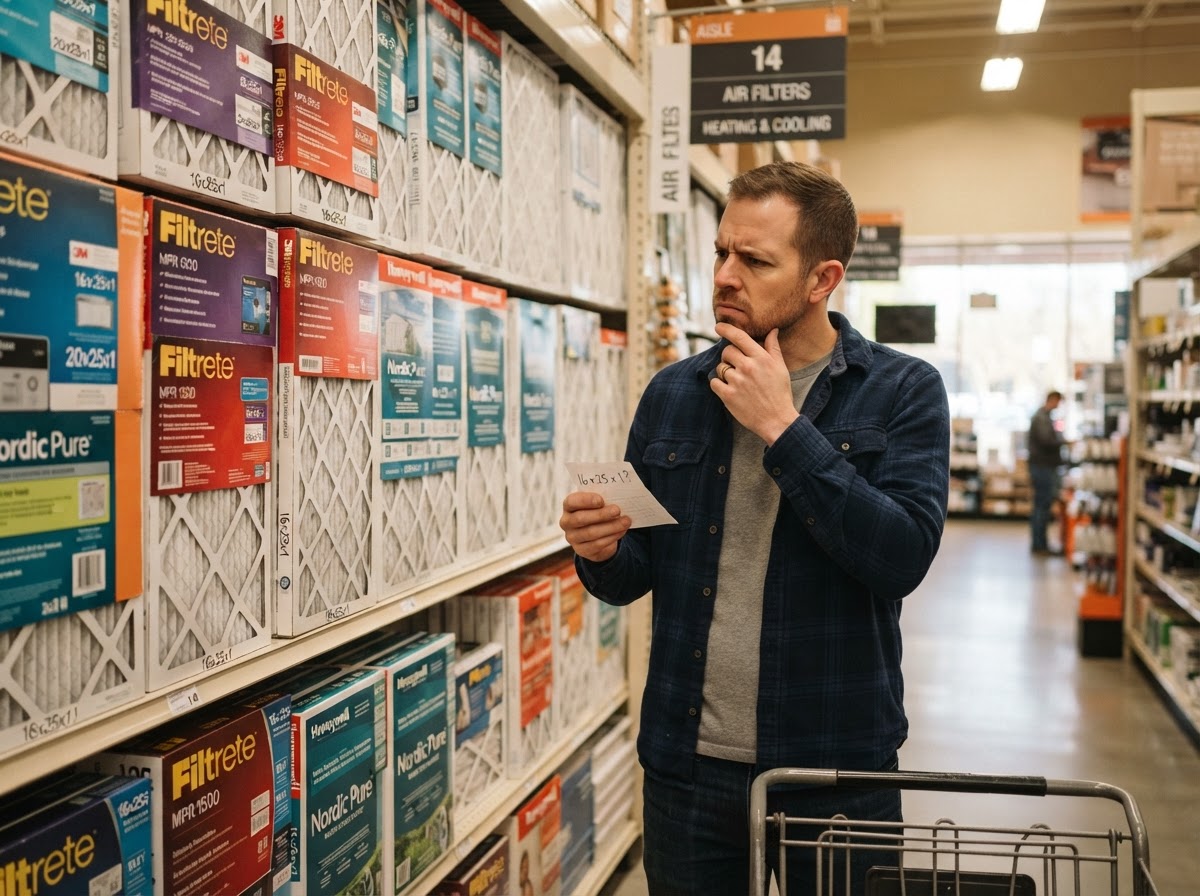Standing in the store