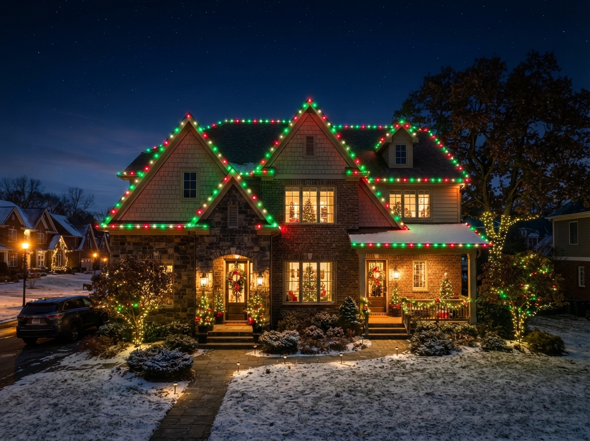 Holiday Lighting installation by BXT Lighting in Rapid City SD — seasonal celebration for Black Hills homes