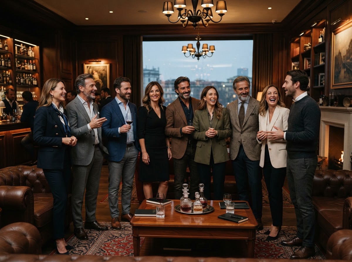 Gruppo selezionato di membri Xpert Circle riuniti insieme