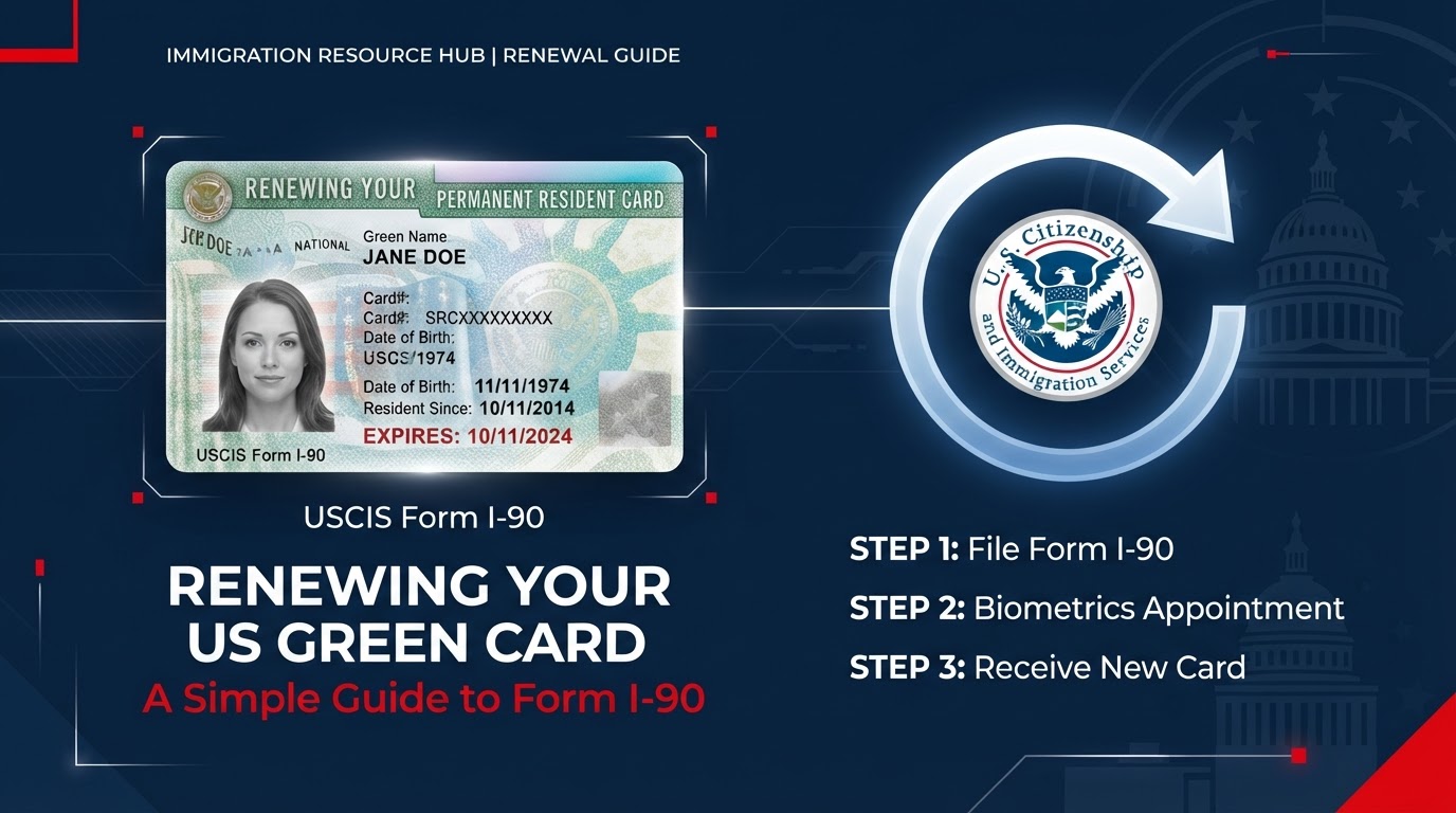 Green Card Renewal Guide: Form I-90 Step by Step