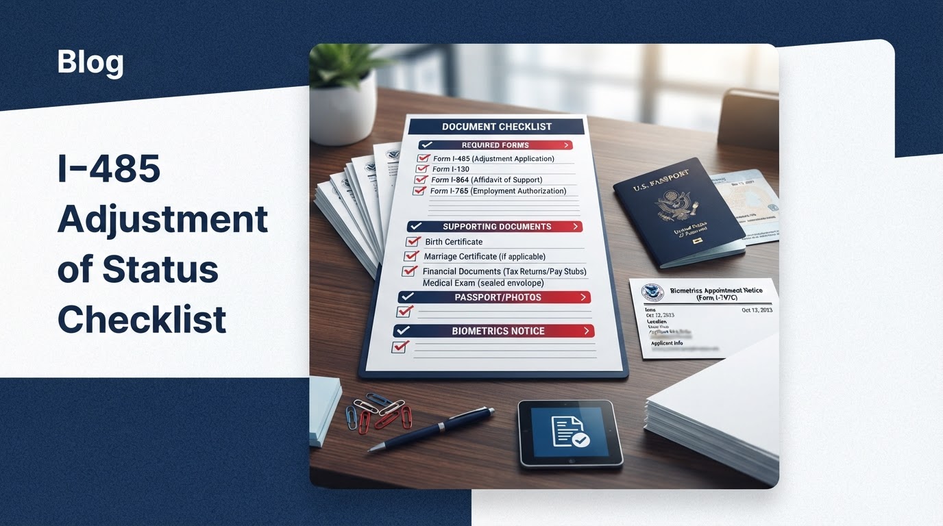 I-485 Adjustment of Status: Document Checklist