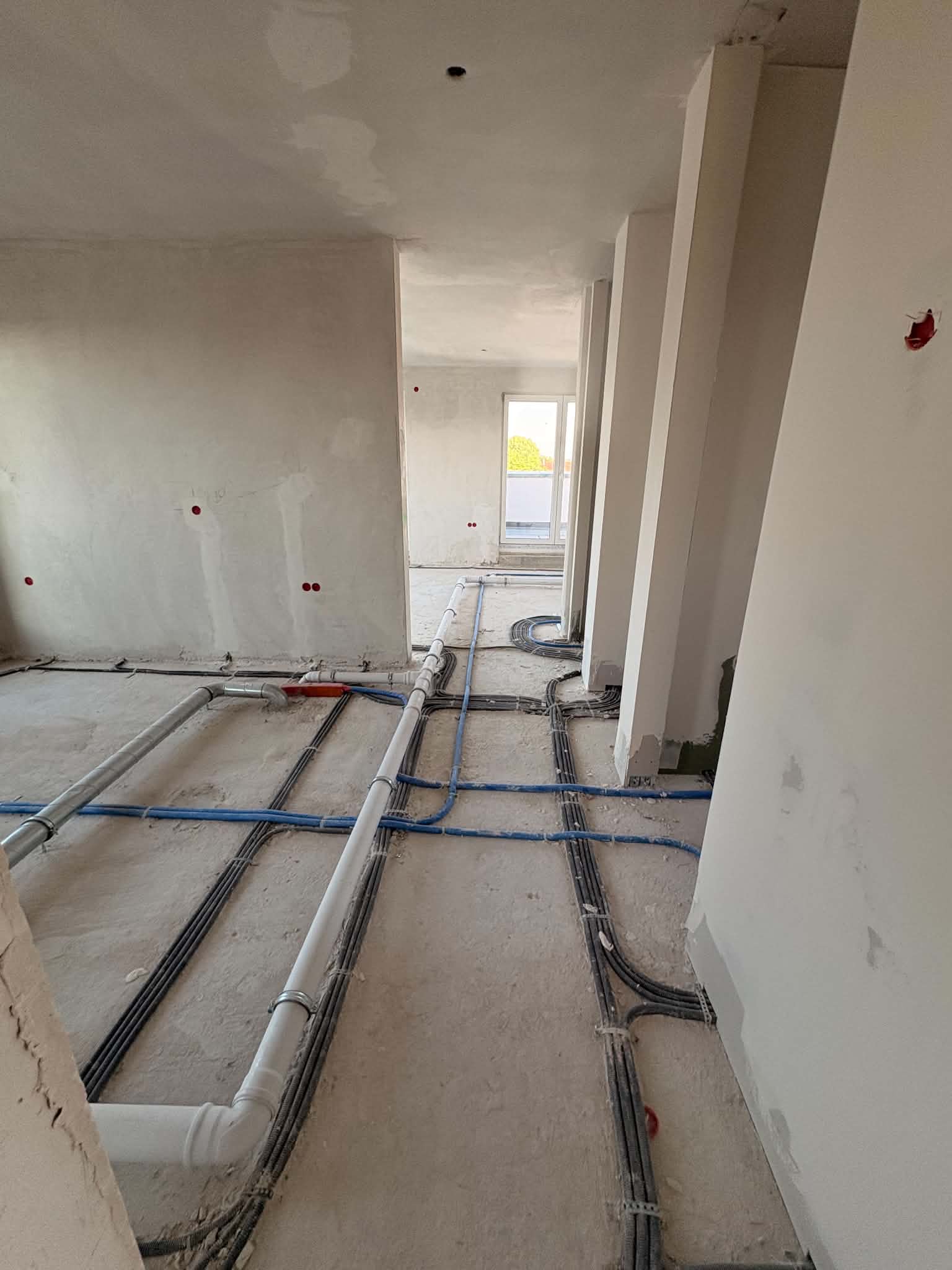 Kabelverlegung im Rohbau — Nürnberg