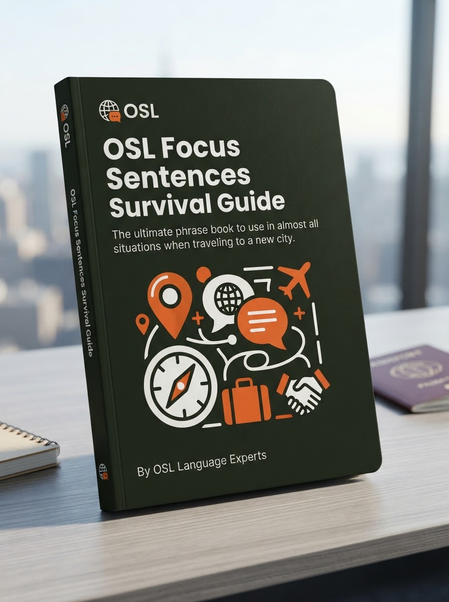 OSL Focus Sentences Survival Guide — Ultimate travel phrase book