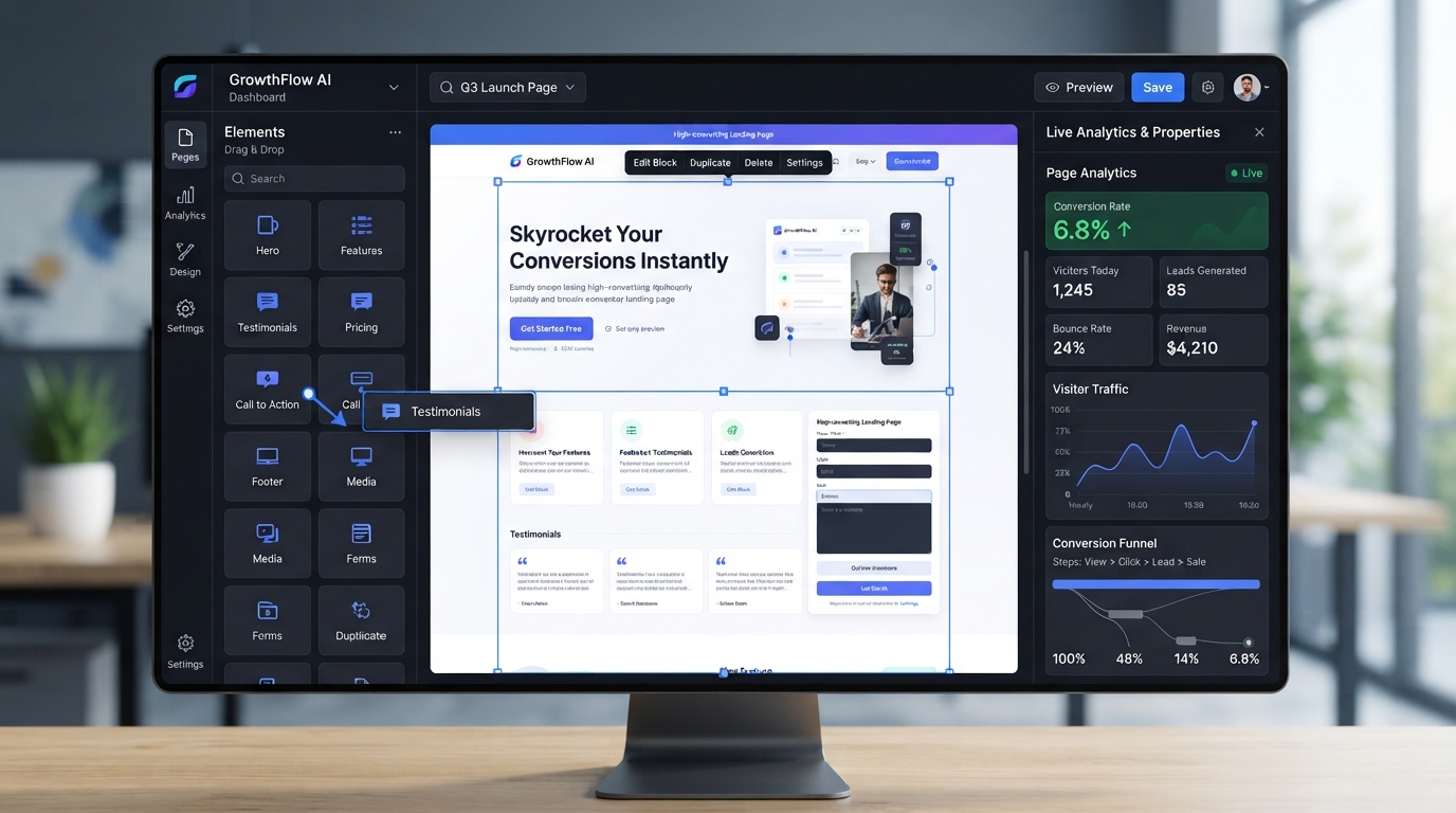 SmartBuildr patient acquisition landing page for cardiovascular practice