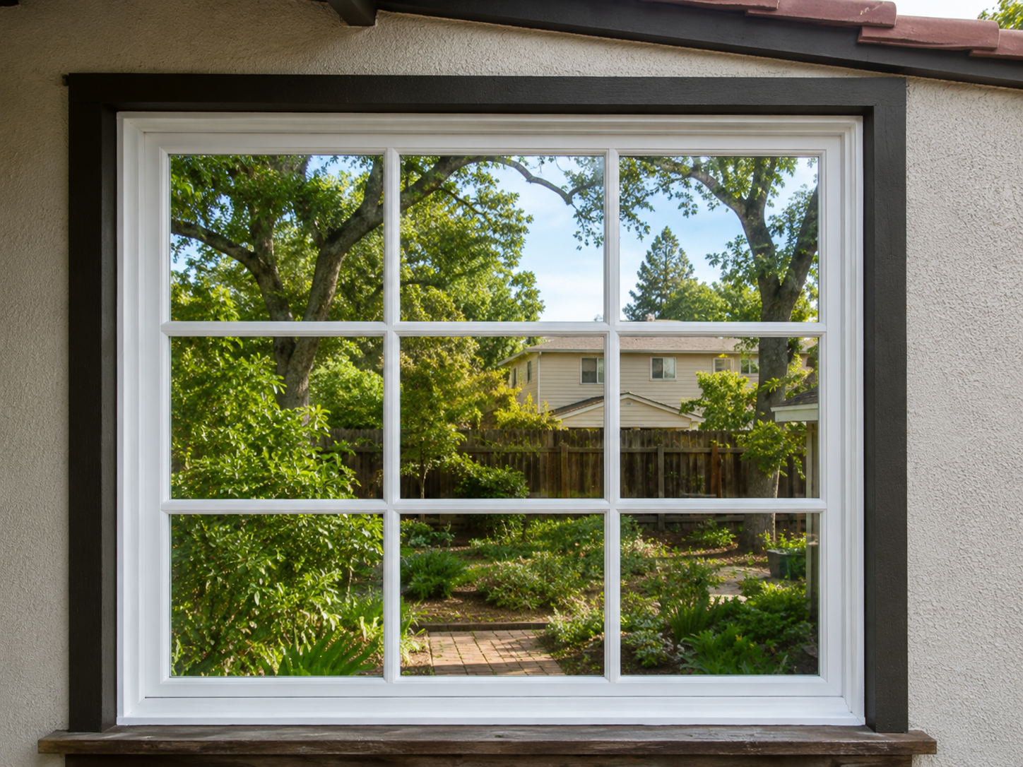 Sacramento window cleaning before and after — after