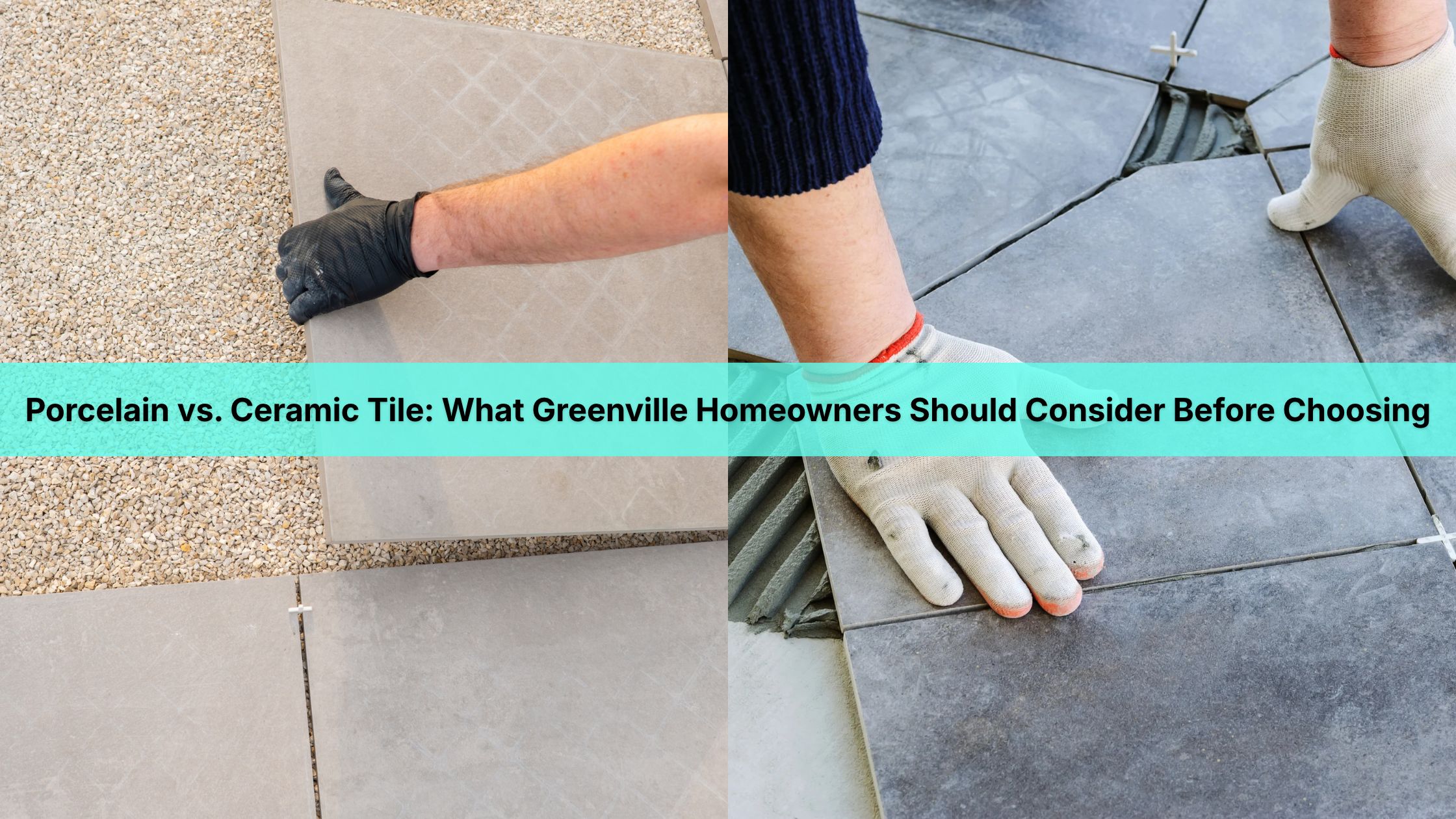 Porcelain vs. Ceramic Tile: What Greenville Homeowners Should Consider Before Choosing