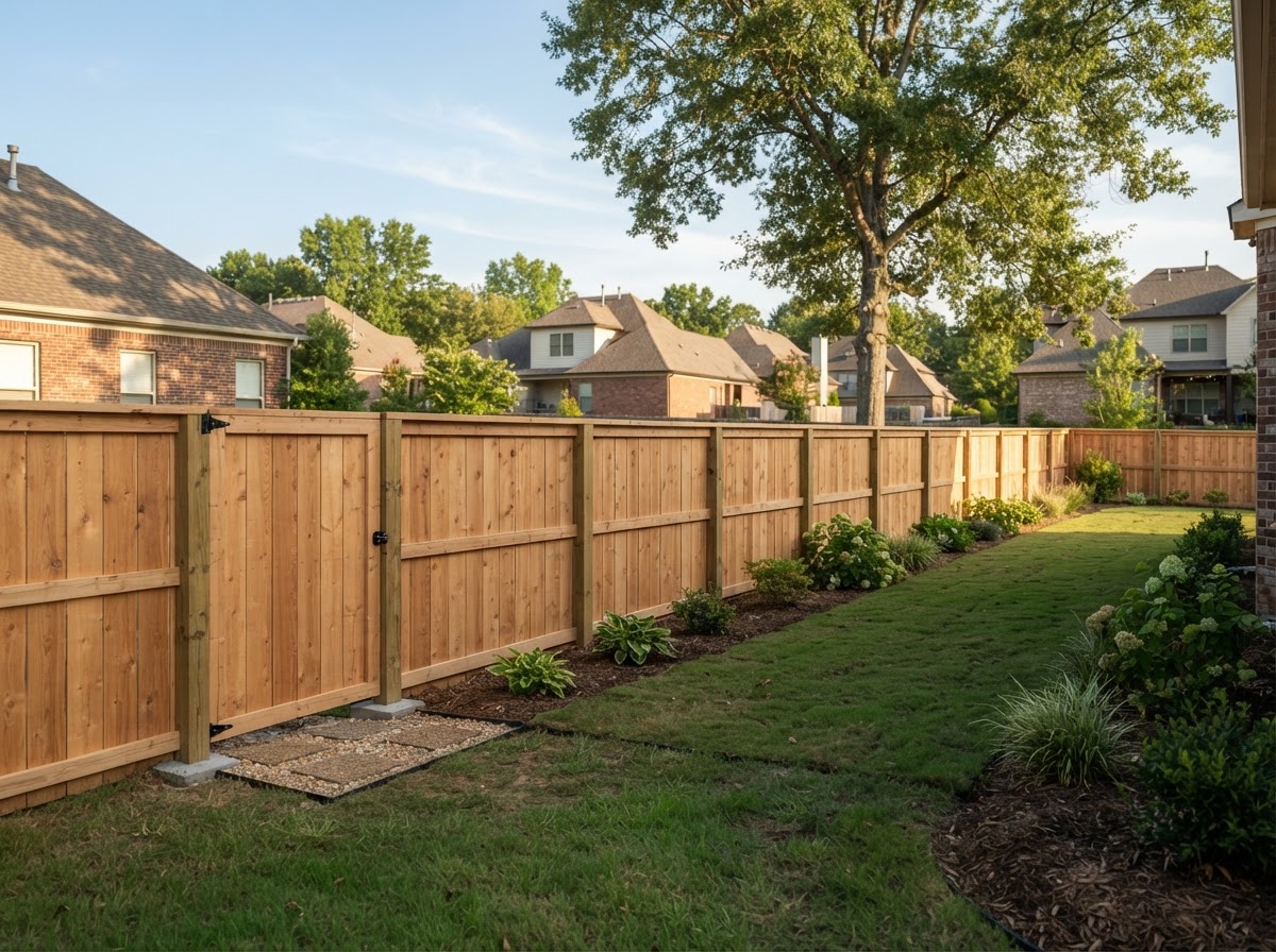 Privacy fence installed by Pro Home Solutions in Greater Memphis
