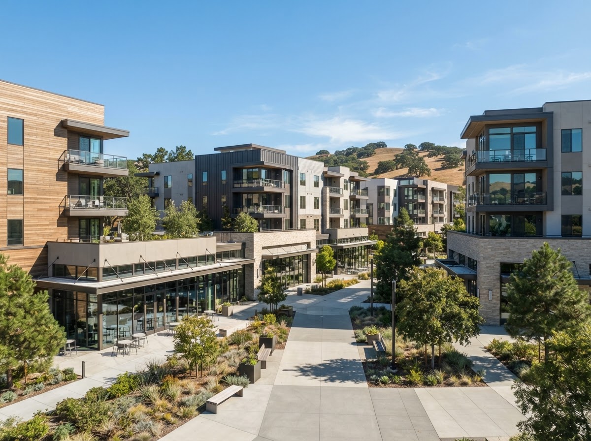 Modern Northern California commercial real estate development
