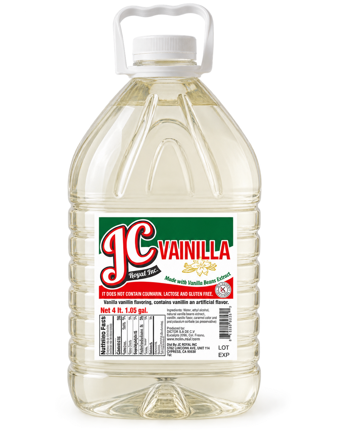 Product image for JC Mexican Clear Vanilla