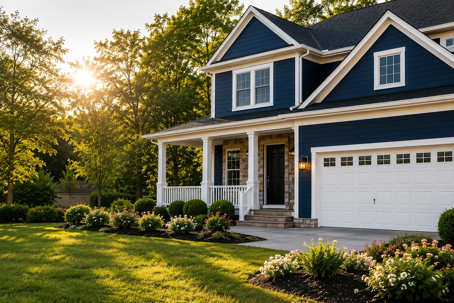 Beautifully painted home exterior - XWorks Property Care professional painting result