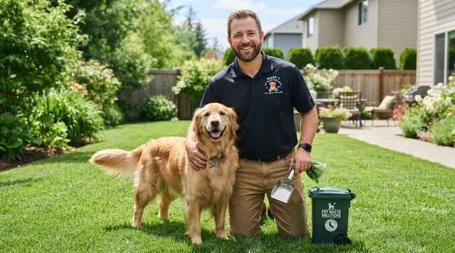 Clean Central Massachusetts yard cared for by Scoop A Lot